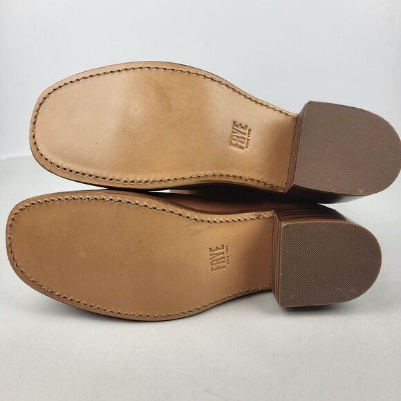 Frye Knee High Saddle Brown Leather Campus Boots Classic Size 11 - Picture 16 of 16